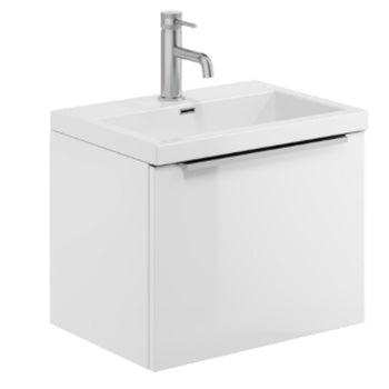Luxe81 Muro Gloss White Wall Hung Vanity Unit