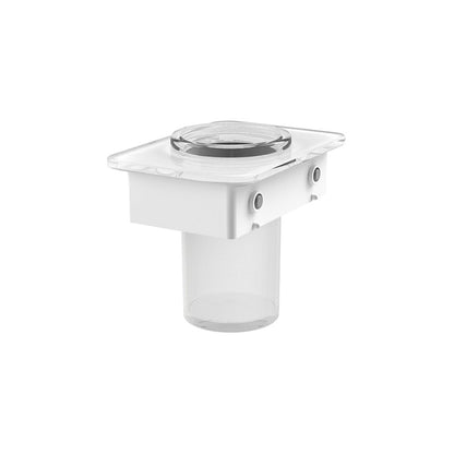 Vado Frosted Glass Tumbler with 150mm Black Glass