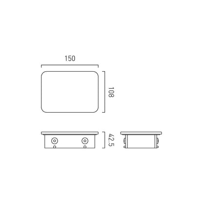 Vado 150mm Glass Shelf Insert