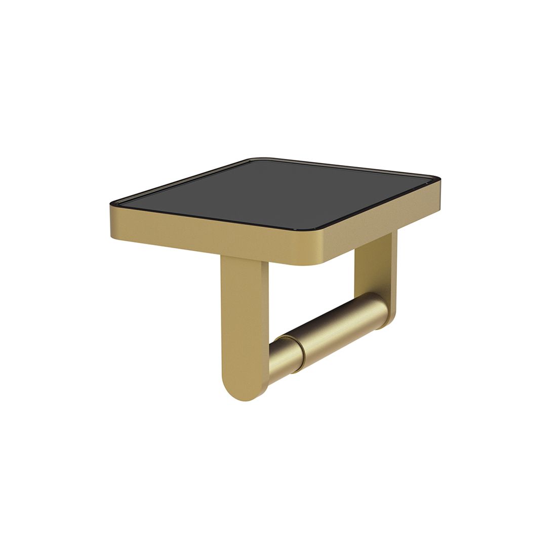 Vado Paper Holder with Black Glass