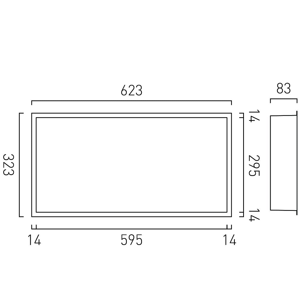 Vado Recessed Wall Niche 623mm x 323mm