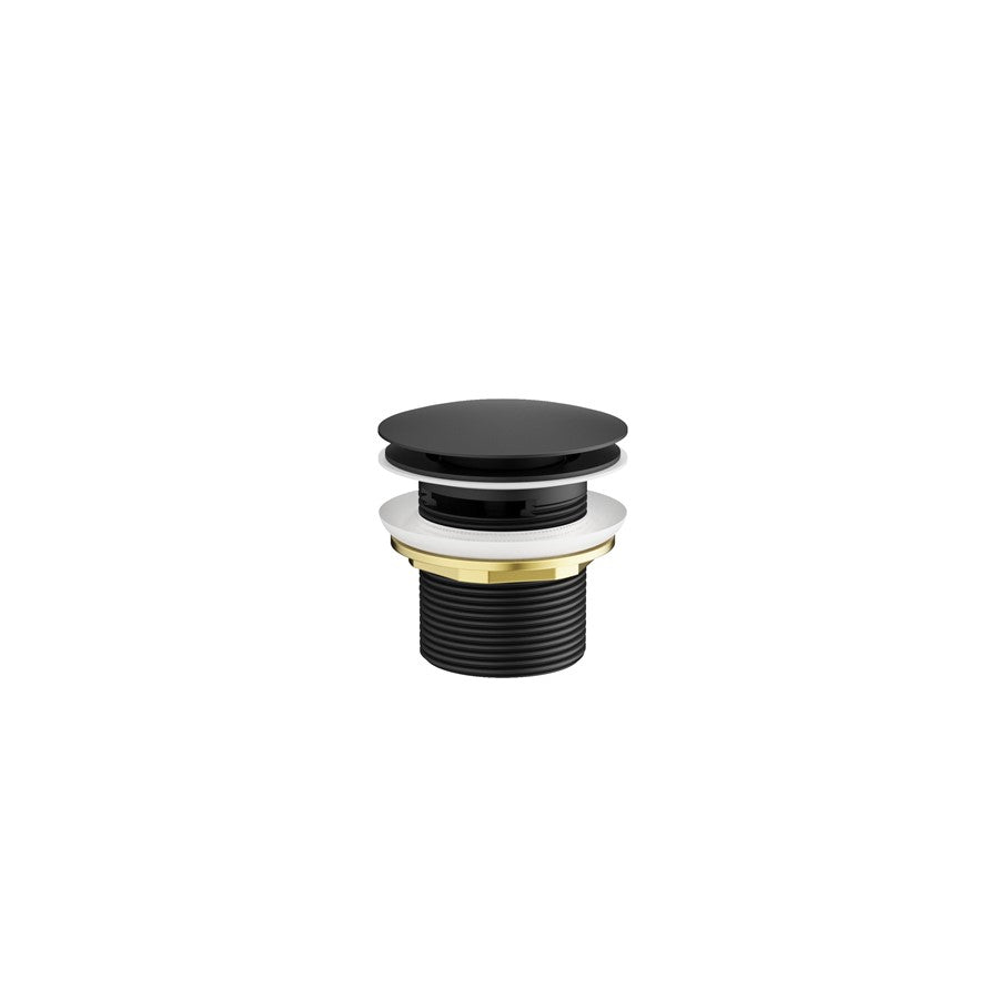 Crosswater Cursa Back To Wall Bath with Click Clack Slotted Waste