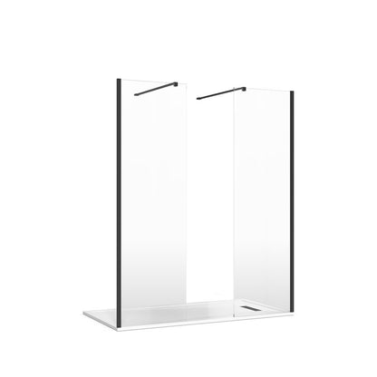 Crosswater Gallery 8 Recess with Double Panel (Wall Bracing Bar)