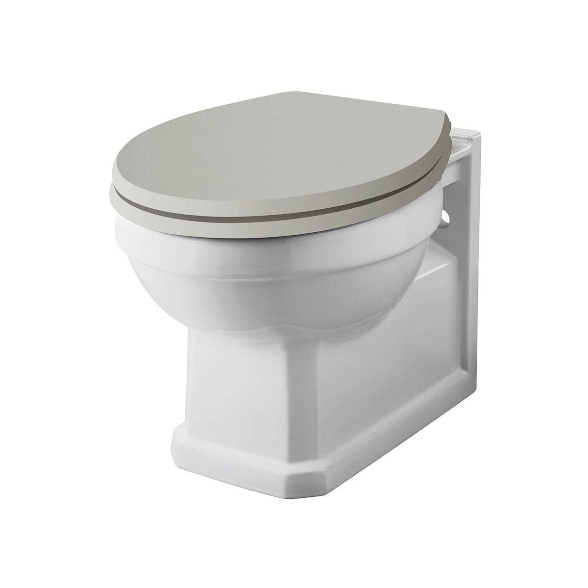 Hudson Reed NCS840 Carlton 350 x 515mm Round Wall Hung WC Pan