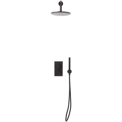 Luxe81 Core Round Handle, Built-in Shower Valve Handset and Wall Mounted Head