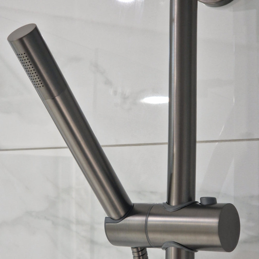 Luxe81 Core Twin Head Rigid Riser Shower Kit