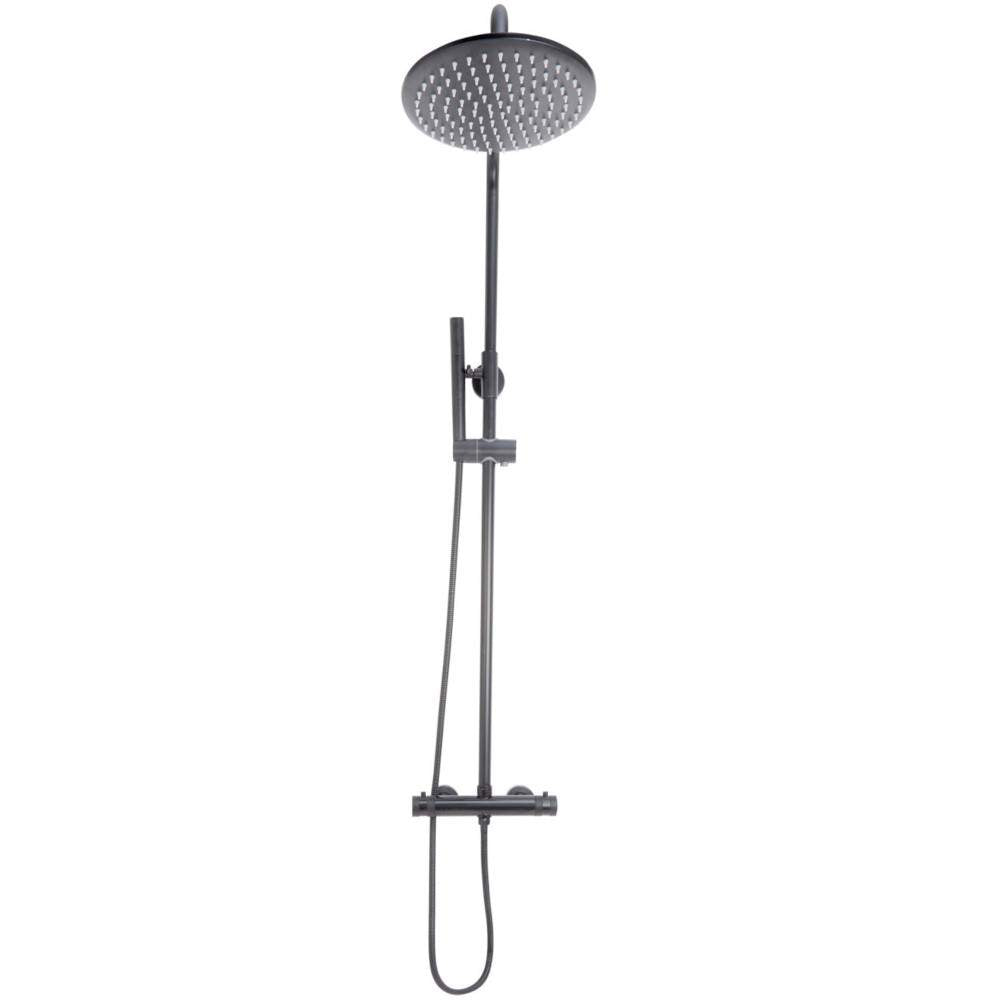 Luxe81 Core Twin Head Rigid Riser Shower Kit