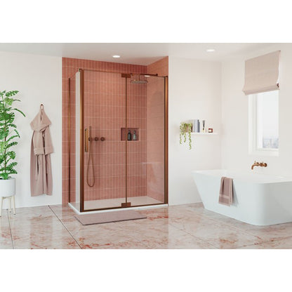 Crosswater Optix OXPDVC0800 10 Pivot Door with Inline Panel