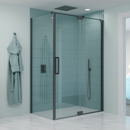 Crosswater Optix OXPDVC0800 10 Pivot Door with Inline Panel