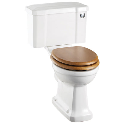 Burlington Regal P12 White Close Coupled WC With Front Button Cistern