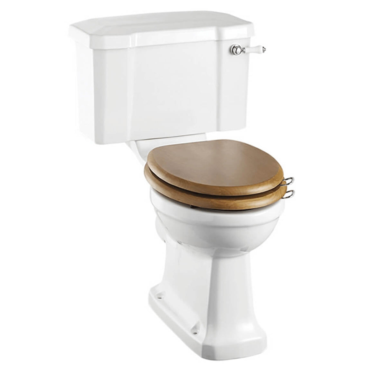 Burlington P20 White Slimline Closed Coupled WC Pan With Ceramic Lever Cistern