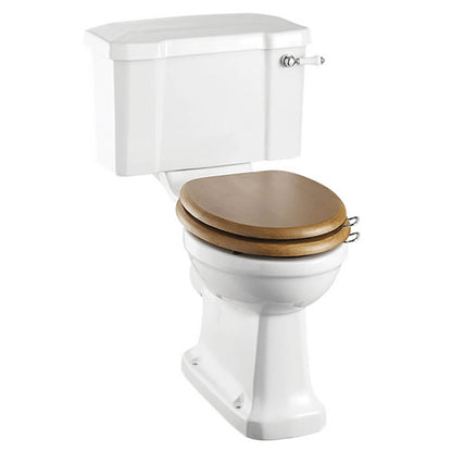 Burlington P20 White Slimline Closed Coupled WC Pan With Ceramic Lever Cistern