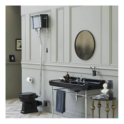 Burlington P2 JET Jet Standard High Level WC Pan With Seat And Cistern