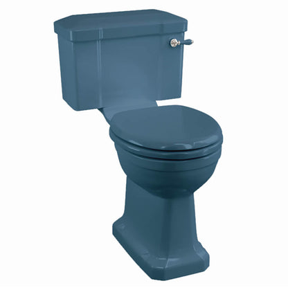 Burlington Bespoke P5 BLUE Standard Close Coupled WC Pan With Lever Cistern