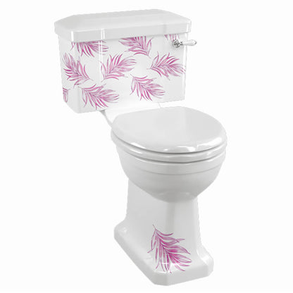 Burlington Bespoke P5 BLUE Standard Close Coupled WC Pan With Lever Cistern