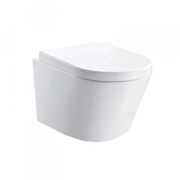 Luxe Cone Compact Wall Hung WC with Soft Close Seat [360 x 520x 390 mm]