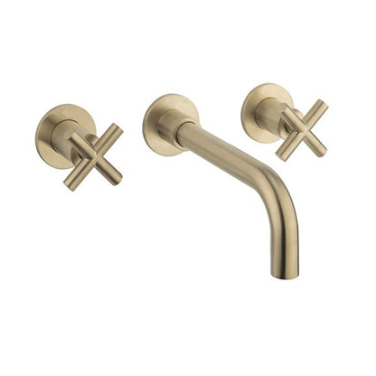 Crosswater MPRO Crosshead Basin 3 Piece Tap Set