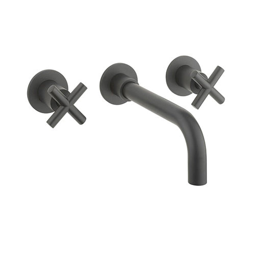 Crosswater MPRO Crosshead Basin 3 Piece Tap Set