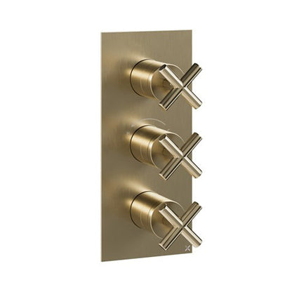 Crosswater MPRO Crosshead 3 Outlet 3 Handle Shower Valve