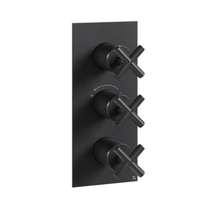 Crosswater MPRO Crosshead 3 Outlet 3 Handle Shower Valve