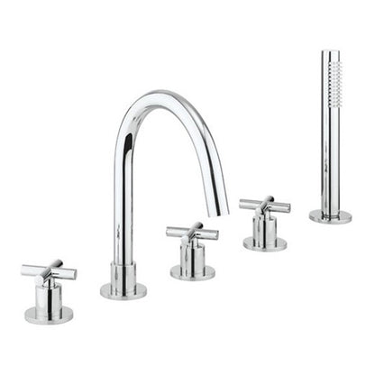 Crosswater MPRO Crosshead Bath 5 Hole Set