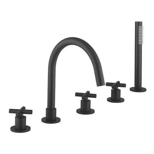 Crosswater MPRO Crosshead Bath 5 Hole Set