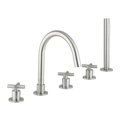 Crosswater MPRO Crosshead Bath 5 Hole Set