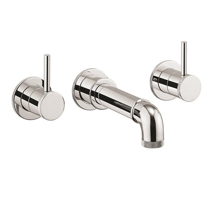 Crosswater Mpro Industrial Bath Spout & Wall Stop Taps