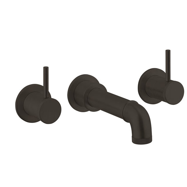 Crosswater Mpro Industrial Bath Spout & Wall Stop Taps