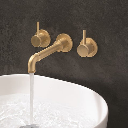 Crosswater MPRO Industrial Basin 3 Hole Wall Set