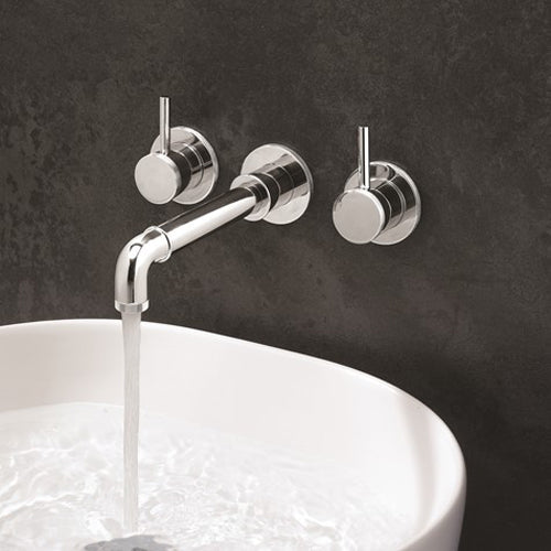 Crosswater MPRO Industrial Basin 3 Hole Wall Set