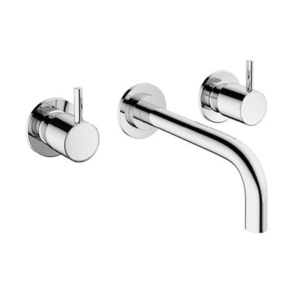 Crosswater MPRO Basin 3 Hole Set Elegant 3-Piece Brassware for Contemporary Bathrooms