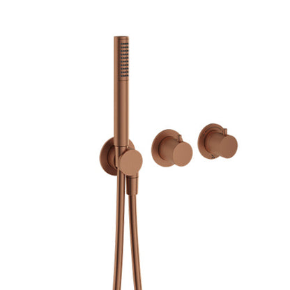 Crosswater MPRO Module 2 Outlet 2 Handle Shower Valve & Handset