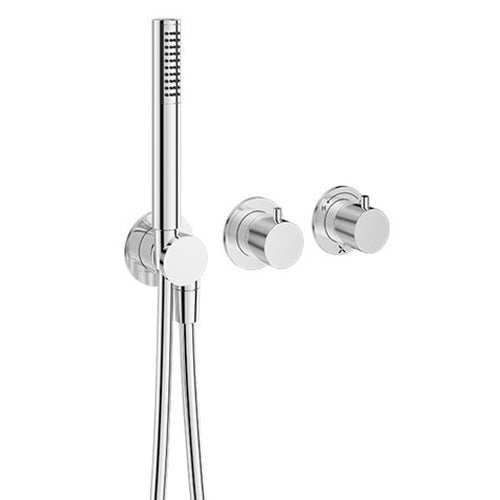 Crosswater MPRO Module 3 Outlet 2 Handle Shower Valve & Handset