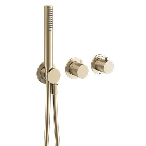 Crosswater MPRO Module 3 Outlet 2 Handle Shower Valve & Handset