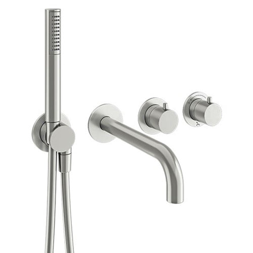 Crosswater MPRO Module 2 Outlet 2 Handle Shower Valve, Bath Spout & Handset