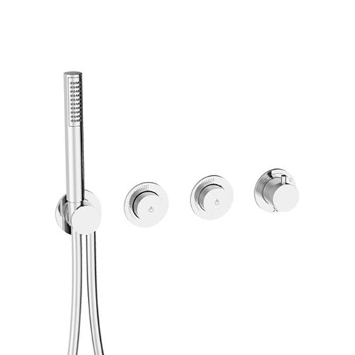 Crosswater Module MPRO Push 2 Outlet Shower Valve with Handset