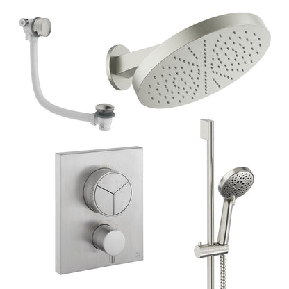 Crosswater Push Shower Set 10