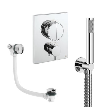 Crosswater Push Shower Set 3