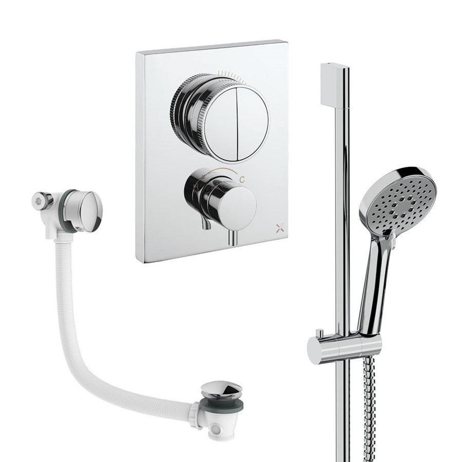 Crosswater Push Shower Set 4