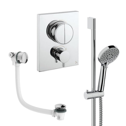 Crosswater Push Shower Set 4