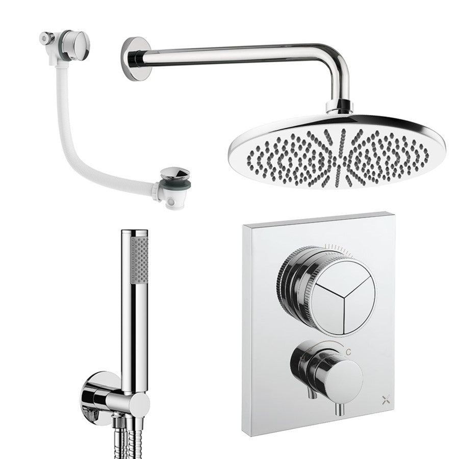 Crosswater Push Shower Set 7