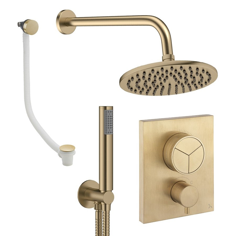 Crosswater Push Shower Set 7