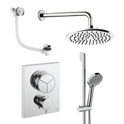 Crosswater Push Shower Set 8