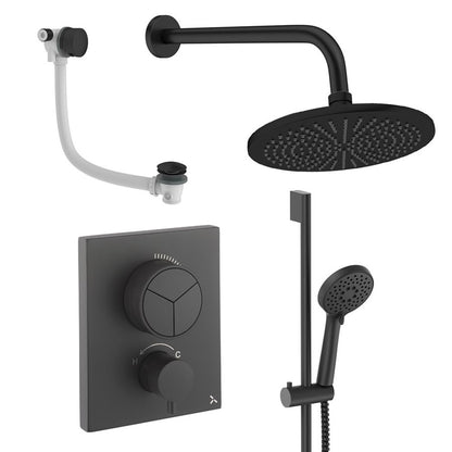 Crosswater Push Shower Set 8