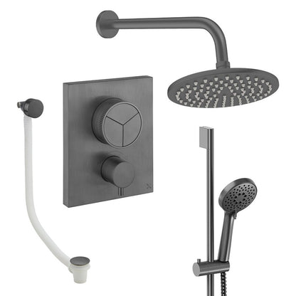 Crosswater Push Shower Set 8