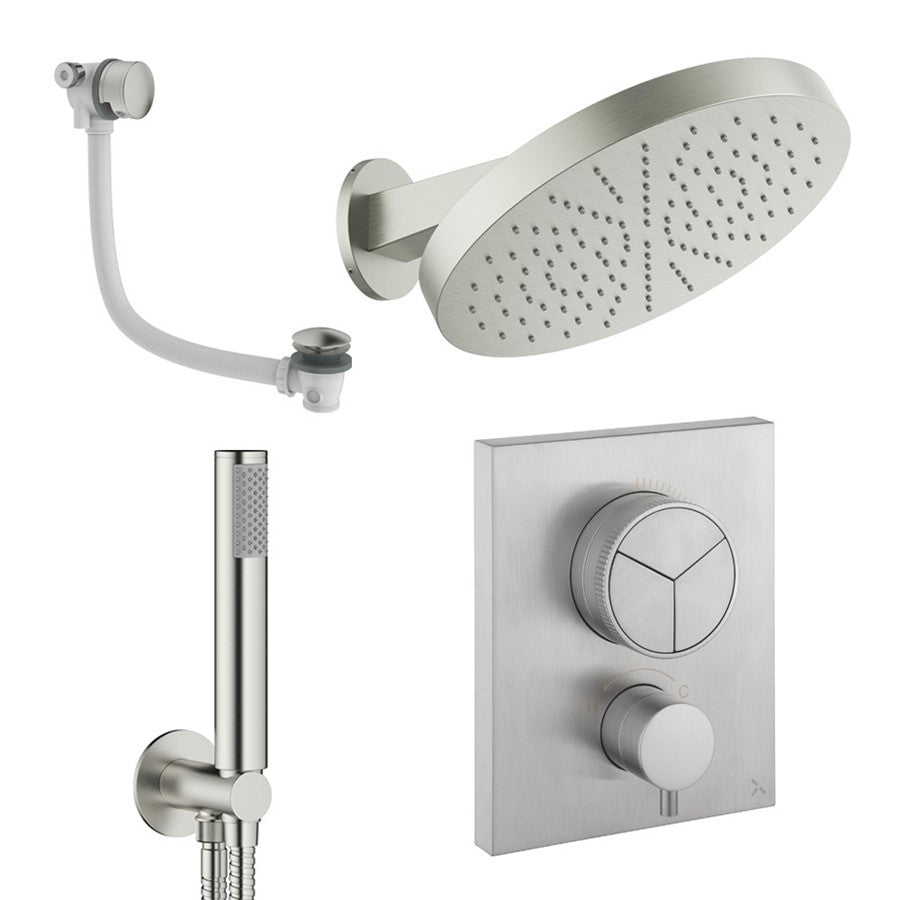 Crosswater Push Shower Set 9