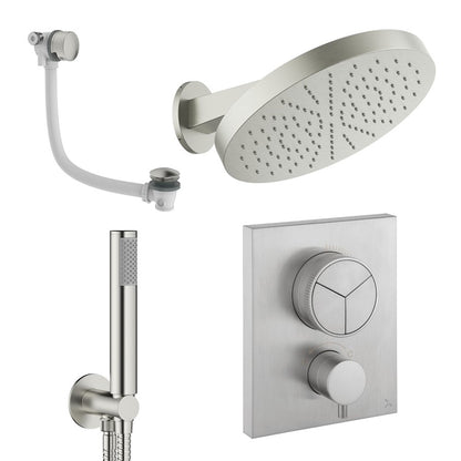 Crosswater Push Shower Set 9