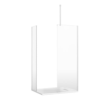 Crosswater Gallery 8 Corner with End Panel (Ceiling Bracing Bar)