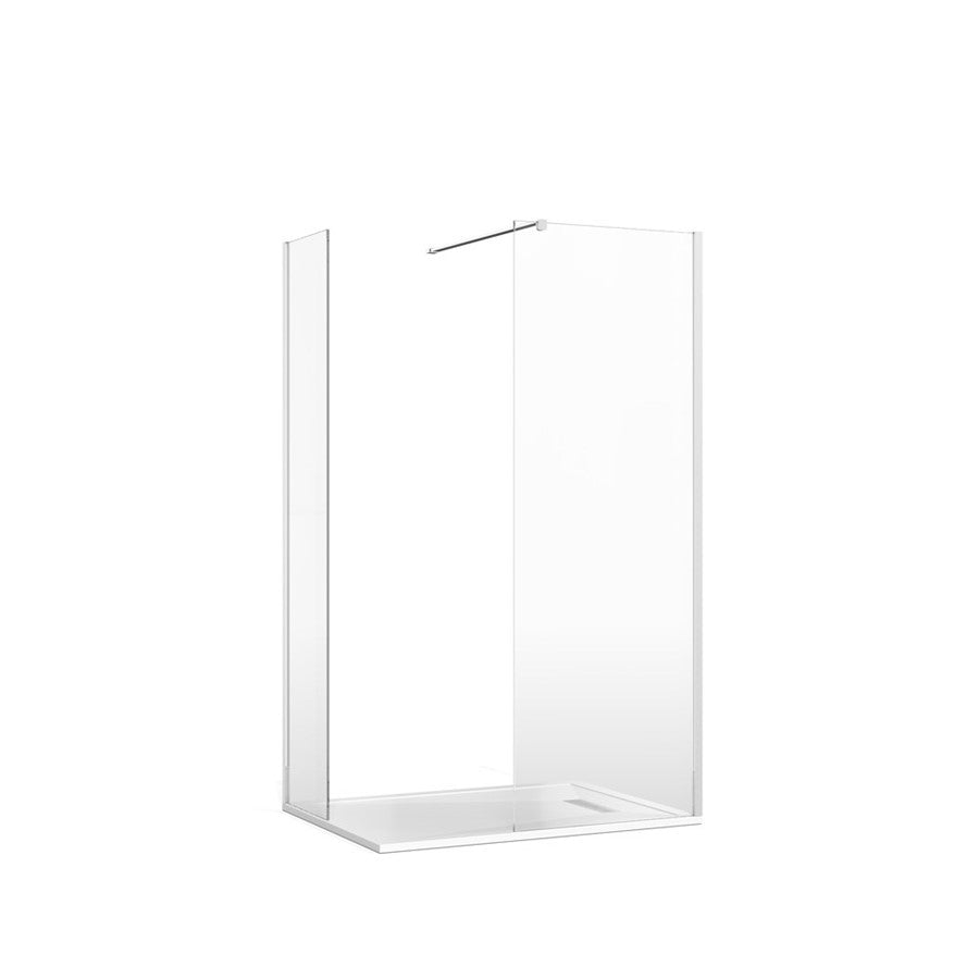 Crosswater Gallery 8 Corner with End Panel (Wall Bracing Bar)